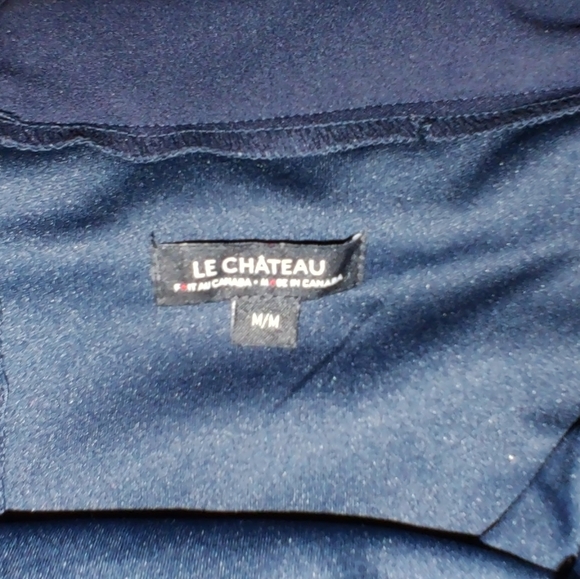 Cocktail dress. Off the shoulder classy .sleevless. Le Chateau - Picture 3 of 3